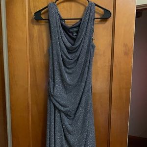 Gray glitter dress